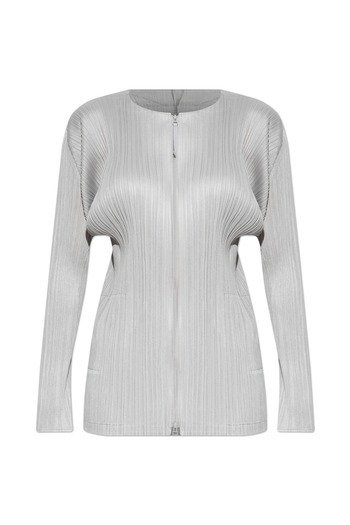 PLANTS PLEASE ISSEYMIYAKEホワイト カーディガン Pleats Please Issey Miyake Pleated cardigan | Women's | Vitkac